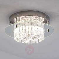 Round crystal ceiling lamp Enie