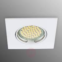 rocas rotatable recessed light in white