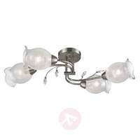 Romantica elegant ceiling lamp w. glass lampshades