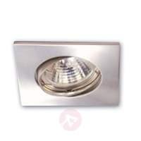 rocas rotatable recessed light matt chrome