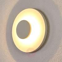Round LED wall lamp Toki for outdoor use
