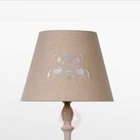 Robin floor lamp with fabric lampshade