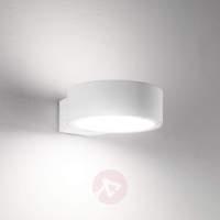 Rotatable LED wall light Anello 8 W, white