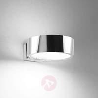 rotatable led wall light anello 8 w polished alu