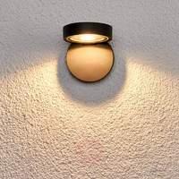 Round LED wall spotlight Alijana for outdoors