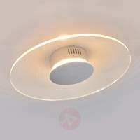 Round LED ceiling light Liam with clear diffuser