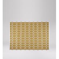 Rombix hand-woven rug in golden