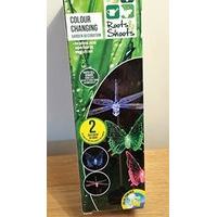Roots & Shoots Solar Powered, Colour Changing Butterfly Lights, 1, 2 Or 3 (1)