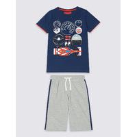 Round Neck Short Pyjamas (3-16 Years)