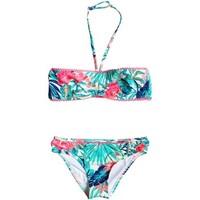 Roxy BIKINI Jungle Poem - Set de Bikini palabra de honor girls\'s Bikinis in Multicolour