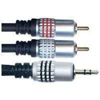 Ross (3m) High Performance Stereo RCA to 3.5mm Stereo Jack Lead
