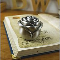 Romantic Classical Carved Zinc Alloy Material Small Rose Bud Proposal The Jewelry Box