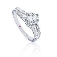 Roseberry Chloe 18ct white gold 0.50 carat diamond solitaire engagement ring