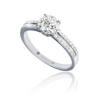 Roseberry Olivia 18ct white gold 0.50 carat diamond solitaire engagement ring