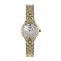 Rotary Timepieces ladies\' stone-set two-tone bracelet watch