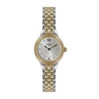 Rotary Timepieces ladies\' stone-set dial two-tone bracelet watch