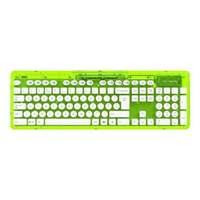 rock candy wireless keyboard 24ghz la la lime