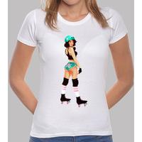 Roller Derby Retro Pin Up Girl