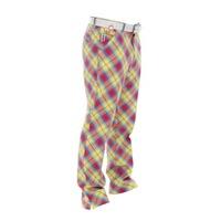 royal awesome plaid awesome tartan funky golf trousers