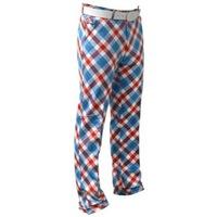 royal awesome plaid a blinder funky golf trousers