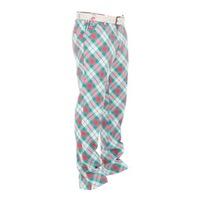 royal awesome well plaid tartan funky golf trousers