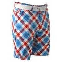 Royal & Awesome Plaid a Blinder Funky Golf Shorts