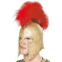 Roman Armour Helmet Gold And Red