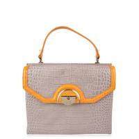 ROBERTO CAVALLI Madison Croc Mock Croc Small Satchel