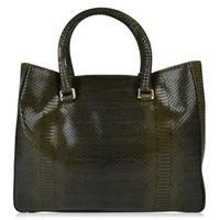 ROBERTO CAVALLI Juditte Reptile Effect Shopper Bag