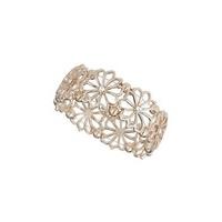 Rose Gold Floral Cut Out Bracelet