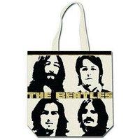 Rock Off - The Beatles Sac Shopping Four Heads With Gold Logo