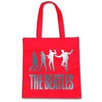 Rock Off - The Beatles Sac Shopping Eco Jump Rouge