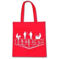 Rock Off - The Beatles Sac Shopping Eco Help Rouge