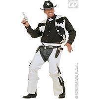Rodeo Cowboy Costume (l) (vest Chaps Star String Tie)