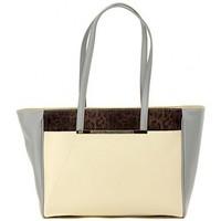 Roberto Cavalli SHOPPING BAG WHITE women\'s Shopper bag in multicolour