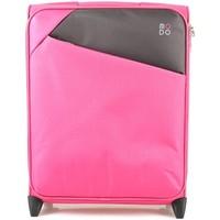roncato 424053 trolley luggage pink womens soft suitcase in pink