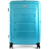 Roncato 419372 Medium trolley 4 wheels Luggage Celeste women\'s Hard Suitcase in blue