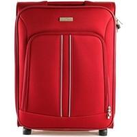 roncato 413450 trolley 20cm luggage red mens soft suitcase in red