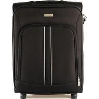 roncato 413450 trolley 20cm luggage black mens hard suitcase in black