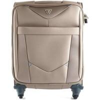 roncato 406423 trolley 20cm luggage beige womens soft suitcase in beig ...