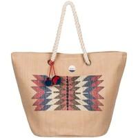 roxy sun seeker bolsa de playa de paja womens shopper bag in brown