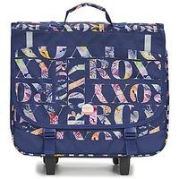 roxy green monday trolley girlss childrens rucksack in blue