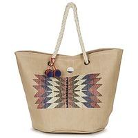 roxy sun seeker womens shopper bag in beige