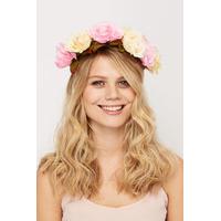 rose crown headband