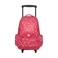 roxy free spirit wheeled school backpack confetti dots combo paradis m ...