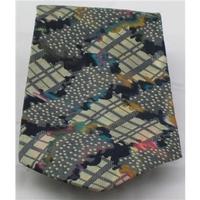 Royal multi-coloured abstract patterned tie