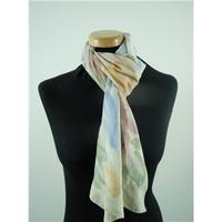 Romantic powder yellow floral printed Scarf