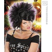 Rock Princess - Black/purple Wig For Hair Accessory Fancy Dress