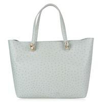 roberto cavalli textured shopper tote bag