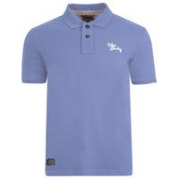 rochester polo shirt in placid blue tokyo laundry